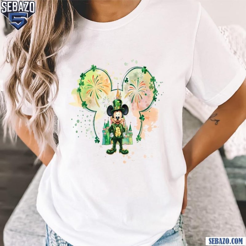 Mickey Mouse Disney Castle St Patricks Day Shirt t-shirt