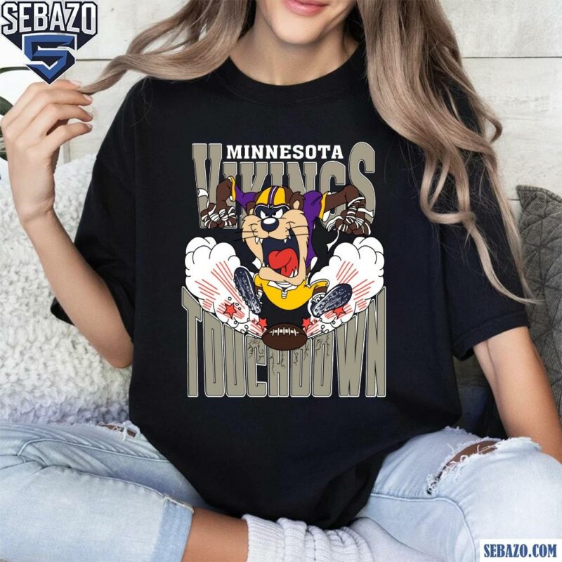 Minnesota Vikings Tuchdown Nfl Tasmanian Devil Shirt t-shirt