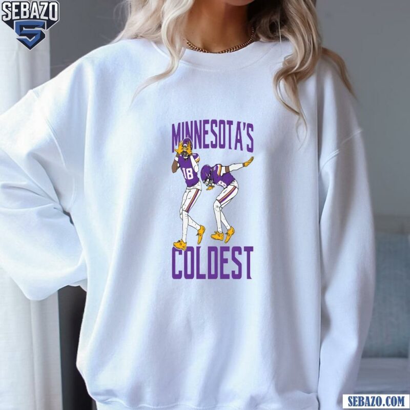 Minnesotas Coldest Justin Jefferson Minnesota Vikings Shirt sweatshirt