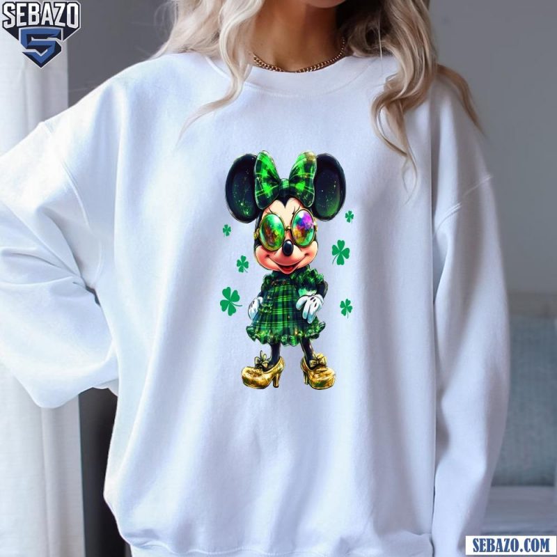 Minnie Mouse St Patricks Day Lucky Clover Shirt sweatshirt