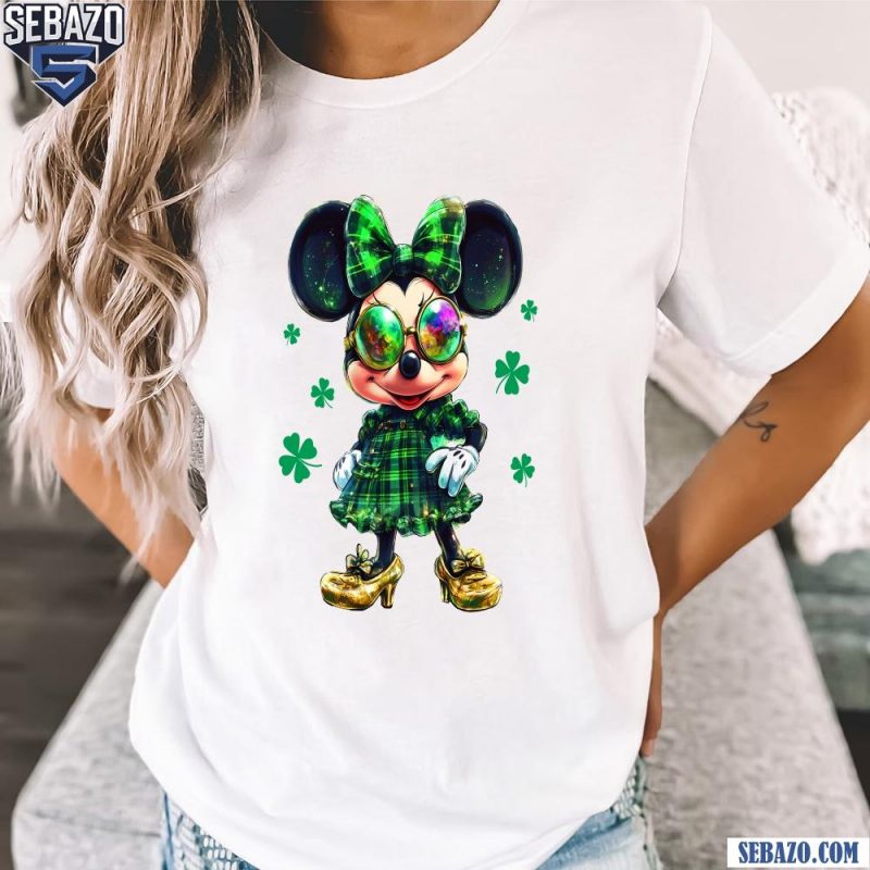 Minnie Mouse St Patricks Day Lucky Clover Shirt t-shirt