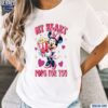 My Heart Pops For You Valentine Disney Minnie Mouse Shirt t-shirt