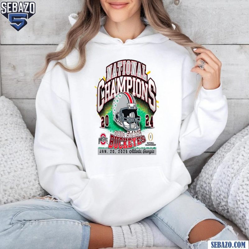 National Champions 2024 Ohio State Buckeyes Football Helmet Shirt hoodie