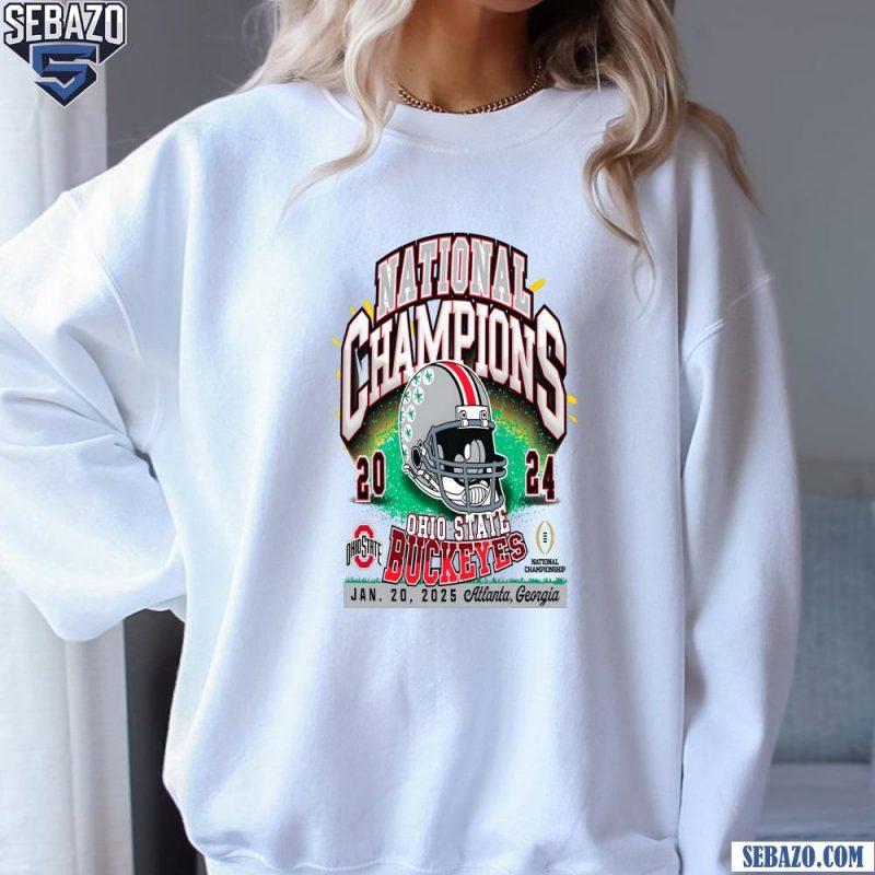 National Champions 2024 Ohio State Buckeyes Football Helmet Shirt sweatshirt