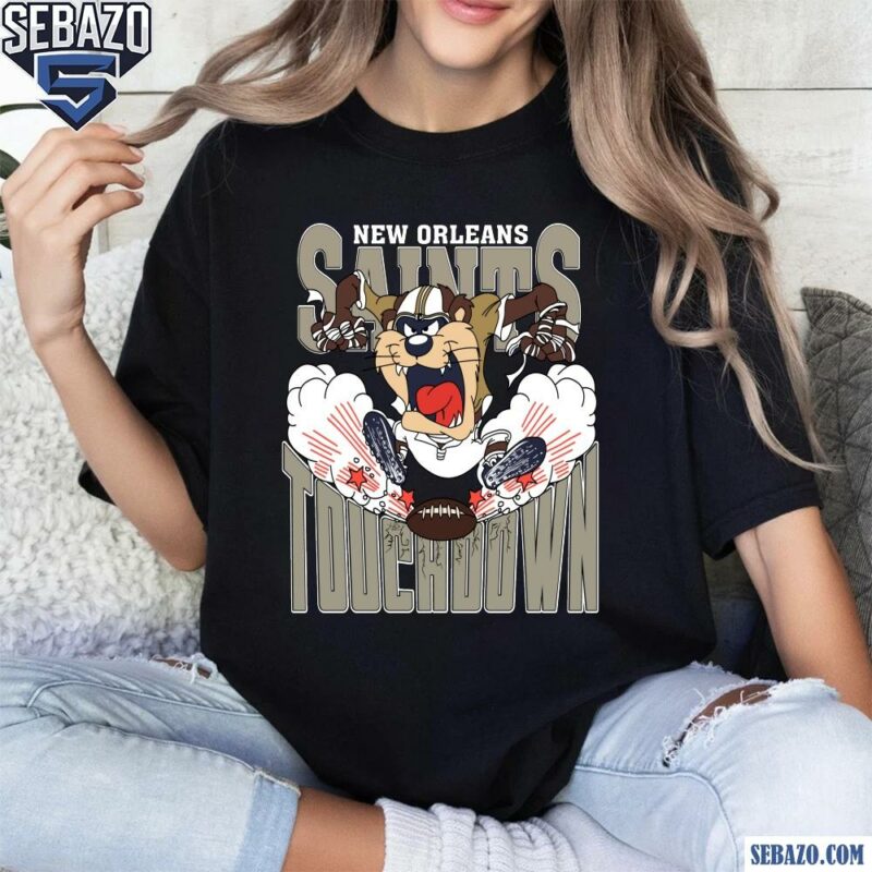 New Orleans Saints Tuchdown Nfl Tasmanian Devil Shirt t-shirt