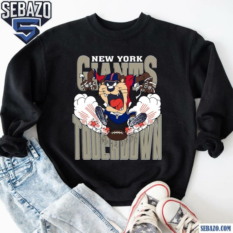 New York Giants Tuchdown Nfl Tasmanian Devil Shirt sweatshirt