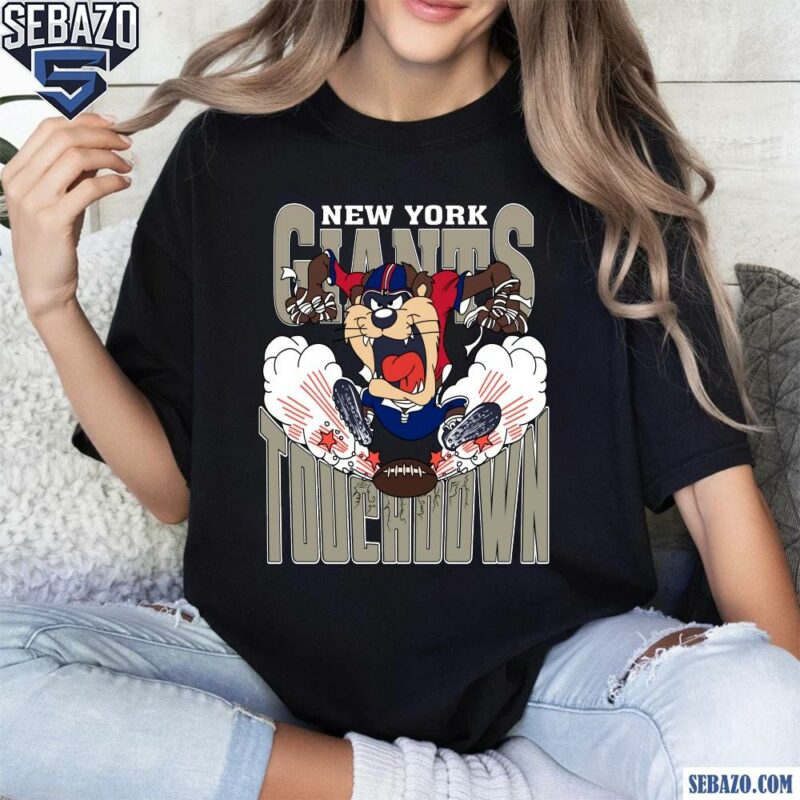 New York Giants Tuchdown Nfl Tasmanian Devil Shirt t-shirt