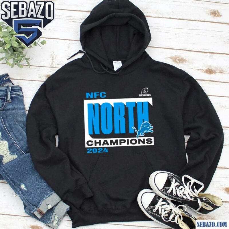 Nfc North Division Champions Detroit Lions 2024 Shirt hoodie