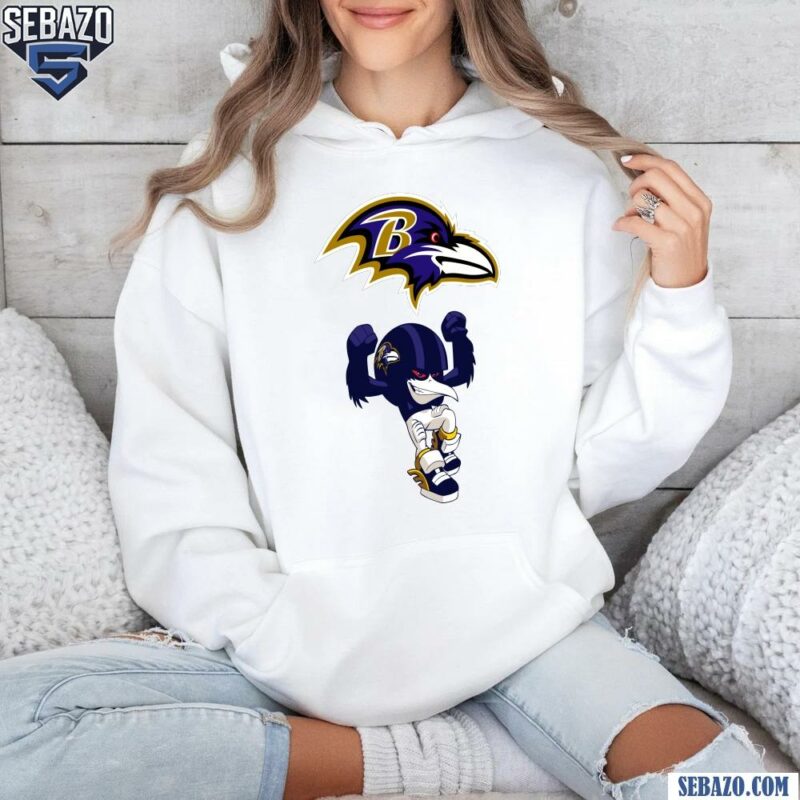 Nfl Rush Zone Baltimore Ravens Cartoon Character Shirt hoodie