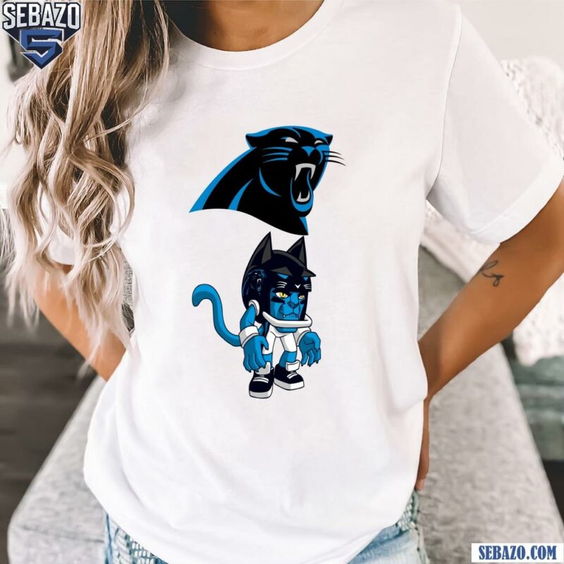 Nfl Rush Zone Carolina Panthers Cartoon Character Shirt t-shirt