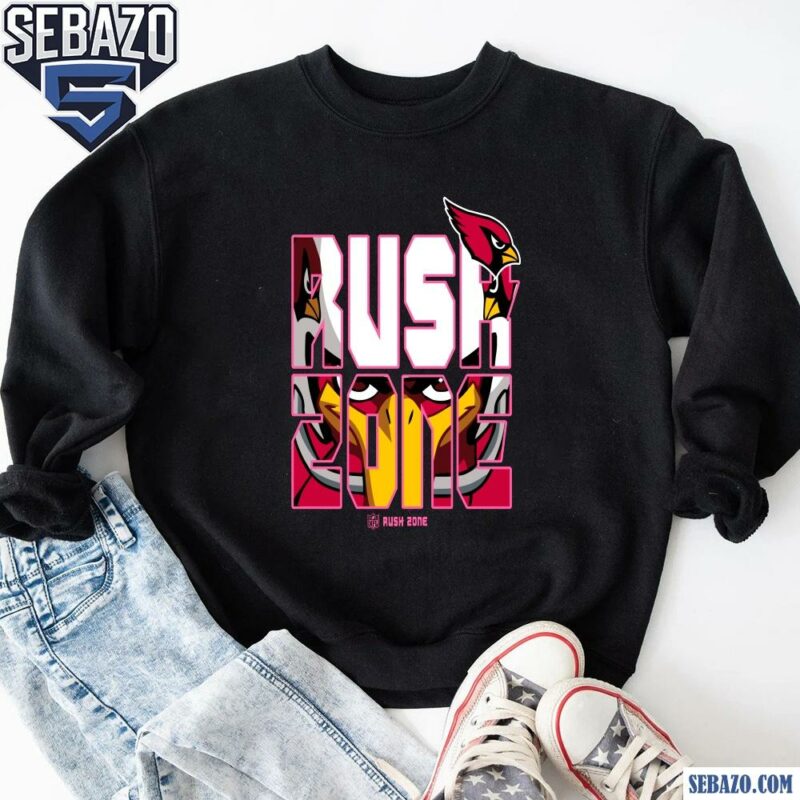 Nfl Rush Zone Cartoon Arizona Cardinals Football Logo Shirt sweatshirt