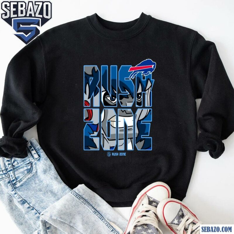 Nfl Rush Zone Cartoon Buffalo Bills Football Logo Shirt sweatshirt