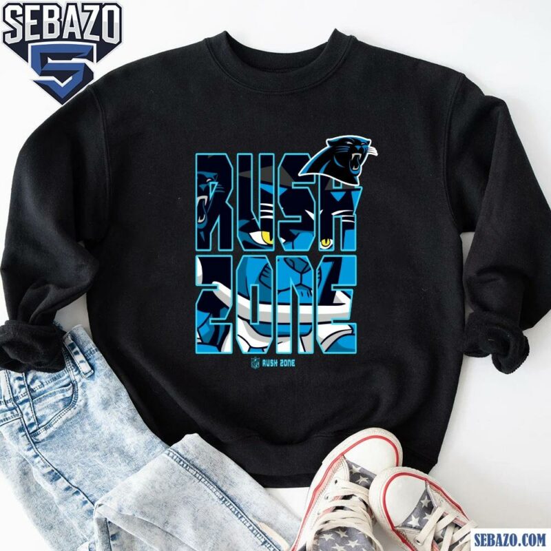 Nfl Rush Zone Cartoon Carolina Panthers Football Logo Shirt sweatshirt