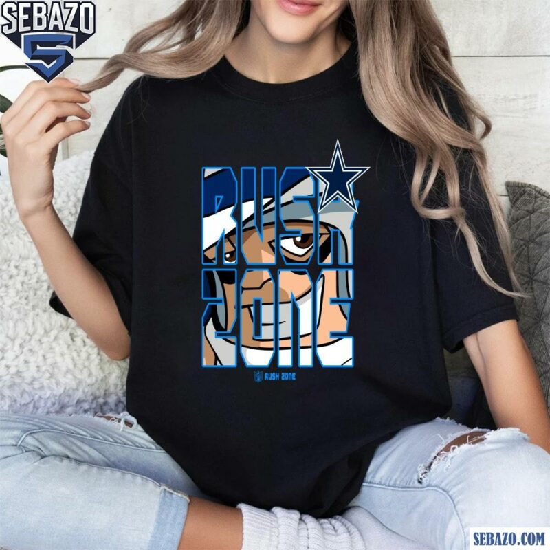 Nfl Rush Zone Cartoon Dallas Cowboys Football Logo Shirt t-shirt