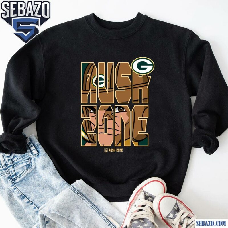 Nfl Rush Zone Cartoon Green Bay Packers Football Logo Shirt sweatshirt