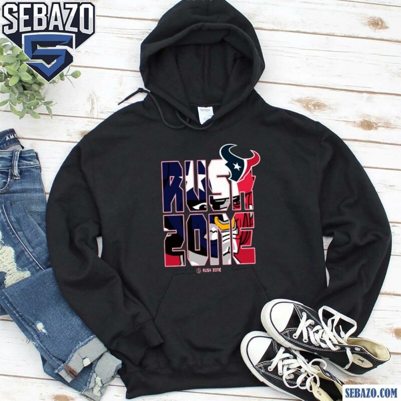 Nfl Rush Zone Cartoon Houston Texans Football Logo Shirt hoodie