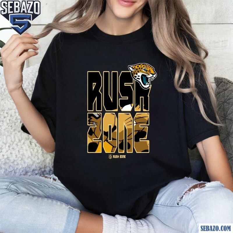 Nfl Rush Zone Cartoon Jacksonville Jaguars Football Logo Shirt t-shirt