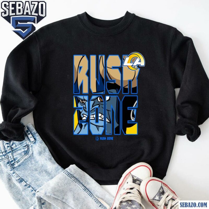 Nfl Rush Zone Cartoon Los Angeles Rams Football Logo Shirt sweatshirt