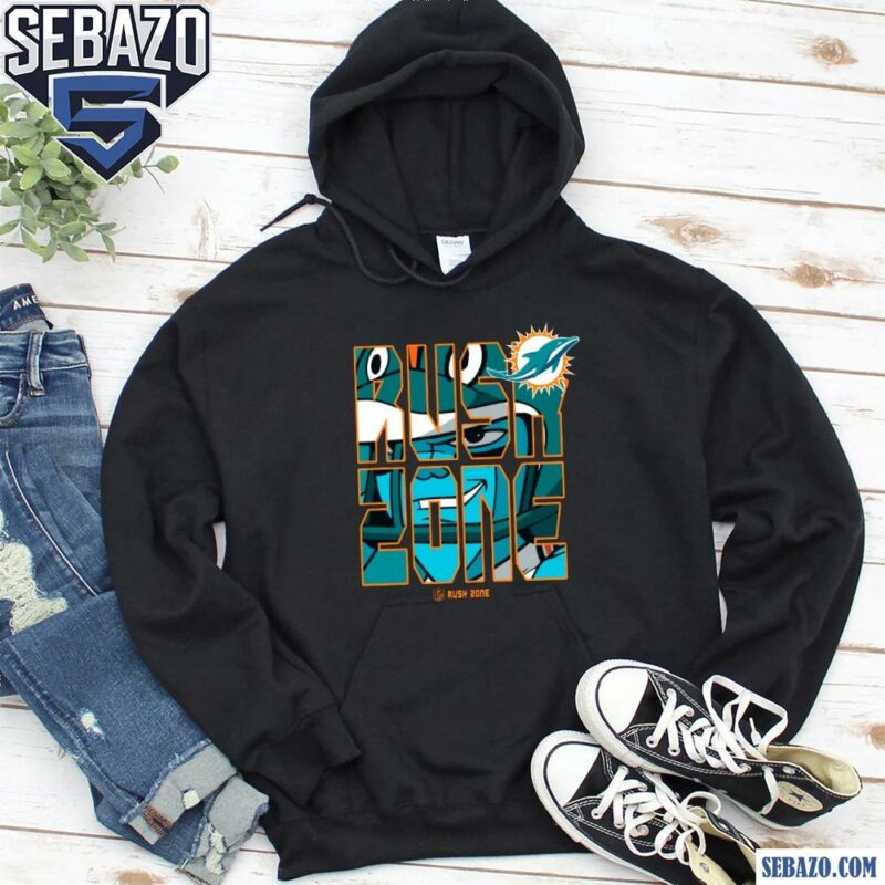 Nfl Rush Zone Cartoon Miami Dolphins Football Logo Shirt hoodie