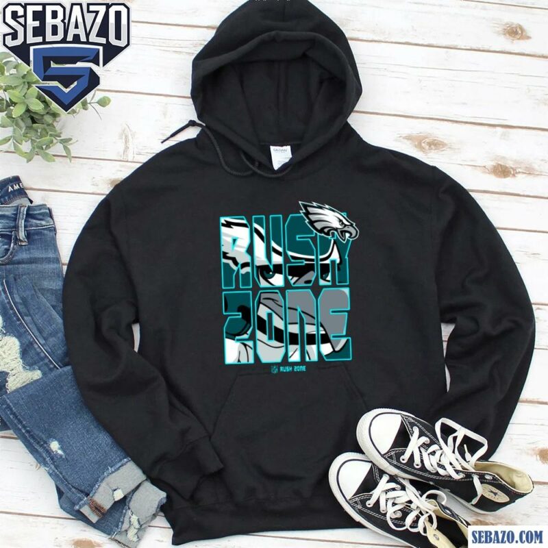 Nfl Rush Zone Cartoon Philadelphia Eagles Football Logo Shirt hoodie