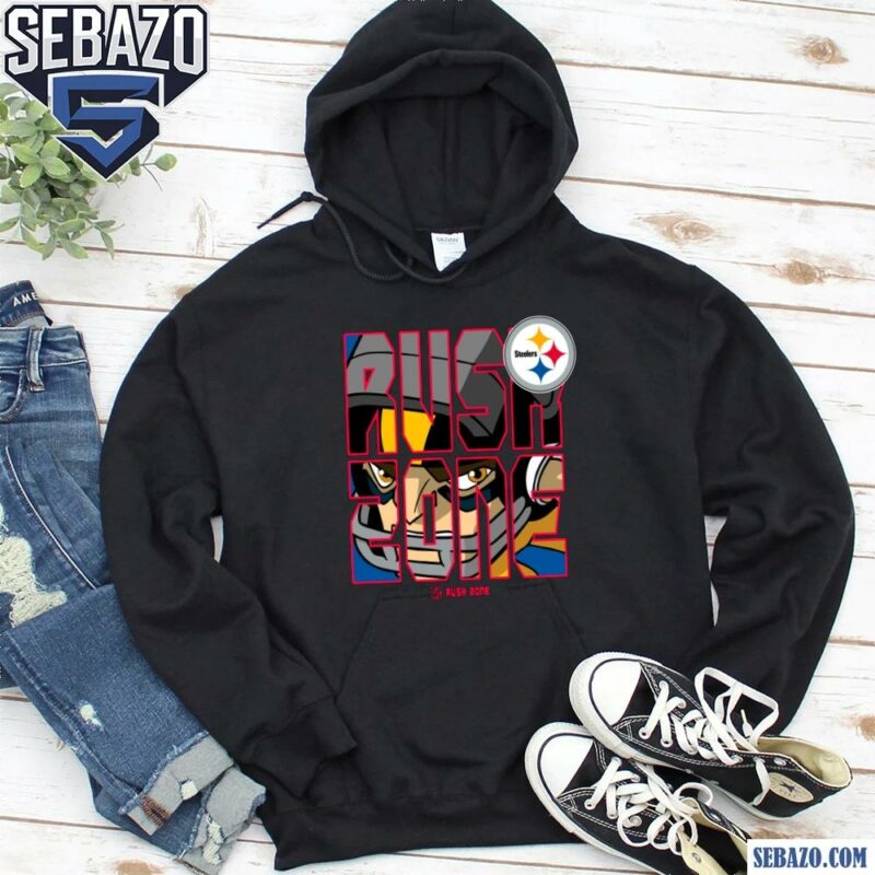 Nfl Rush Zone Cartoon Pittsburgh Steelers Football Logo Shirt hoodie