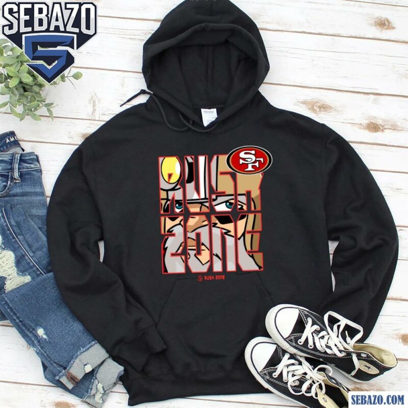 Nfl Rush Zone Cartoon San Francisco 49Ers Football Logo Shirt hoodie