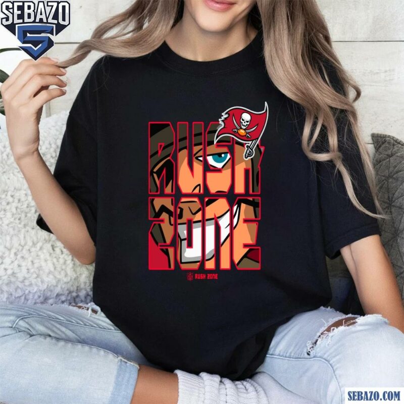 Nfl Rush Zone Cartoon Tampa Bay Buccaneers Football Logo Shirt t-shirt