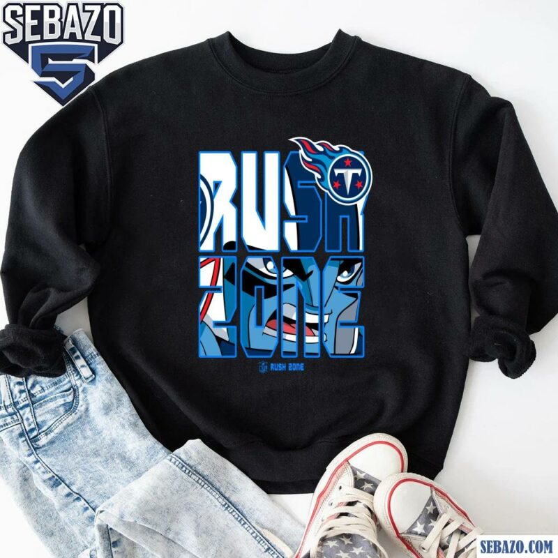 Nfl Rush Zone Cartoon Tennessee Titans Football Logo Shirt sweatshirt