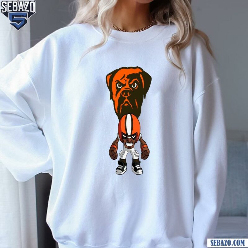 Nfl Rush Zone Cleveland Browns Cartoon Character Shirt sweatshirt