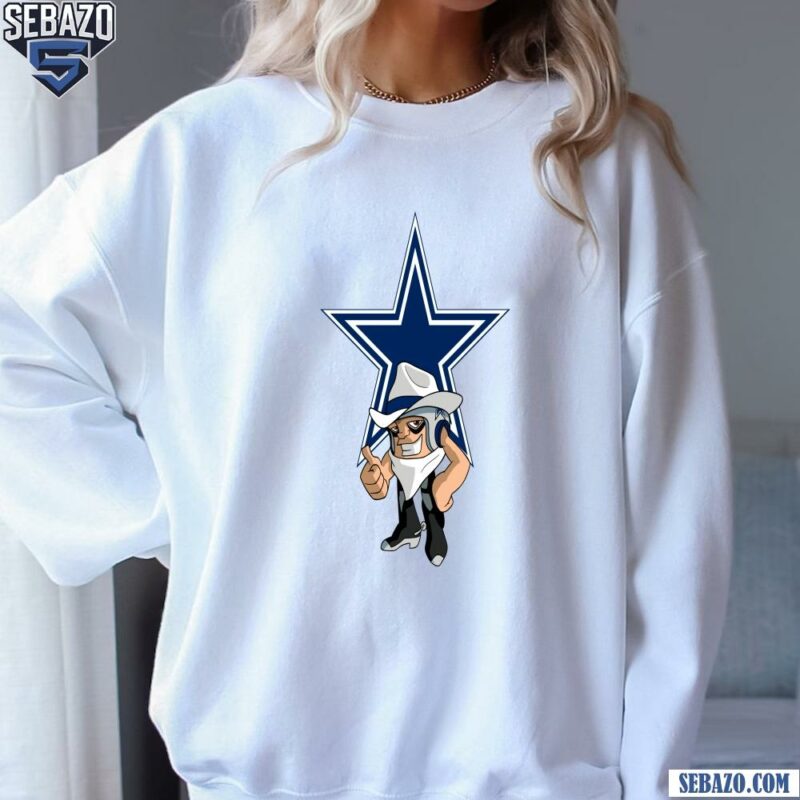 Nfl Rush Zone Dallas Cowboys Cartoon Character Shirt sweatshirt