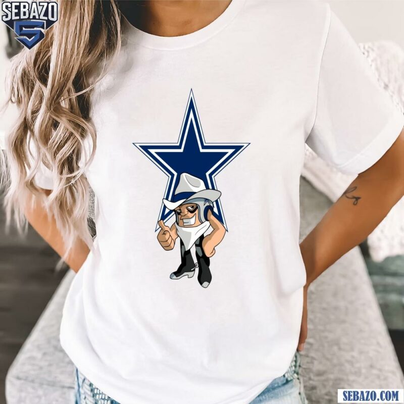 Nfl Rush Zone Dallas Cowboys Cartoon Character Shirt t-shirt