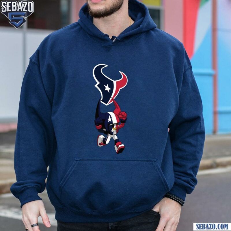 Nfl Rush Zone Houston Texans Cartoon Character Shirt hoodie