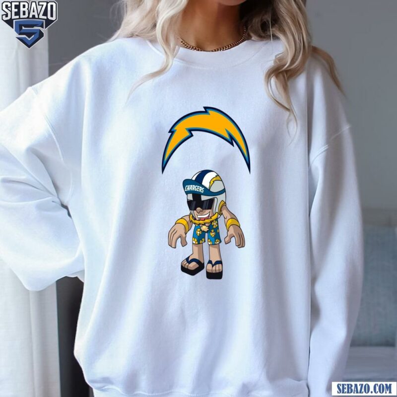 Nfl Rush Zone Los Angeles Chargers Cartoon Character Shirt sweatshirt