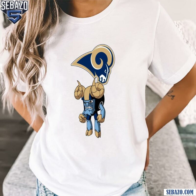 Nfl Rush Zone Los Angeles Rams Cartoon Character Shirt t-shirt