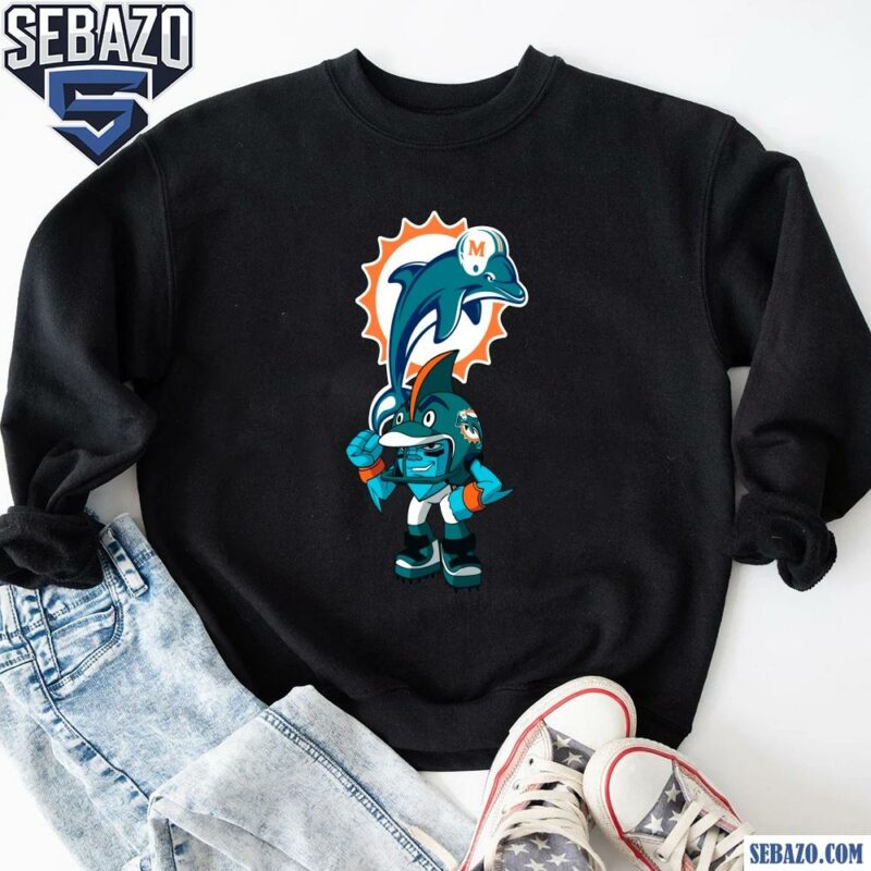 Nfl Rush Zone Miami Dolphins Cartoon Character Shirt sweatshirt