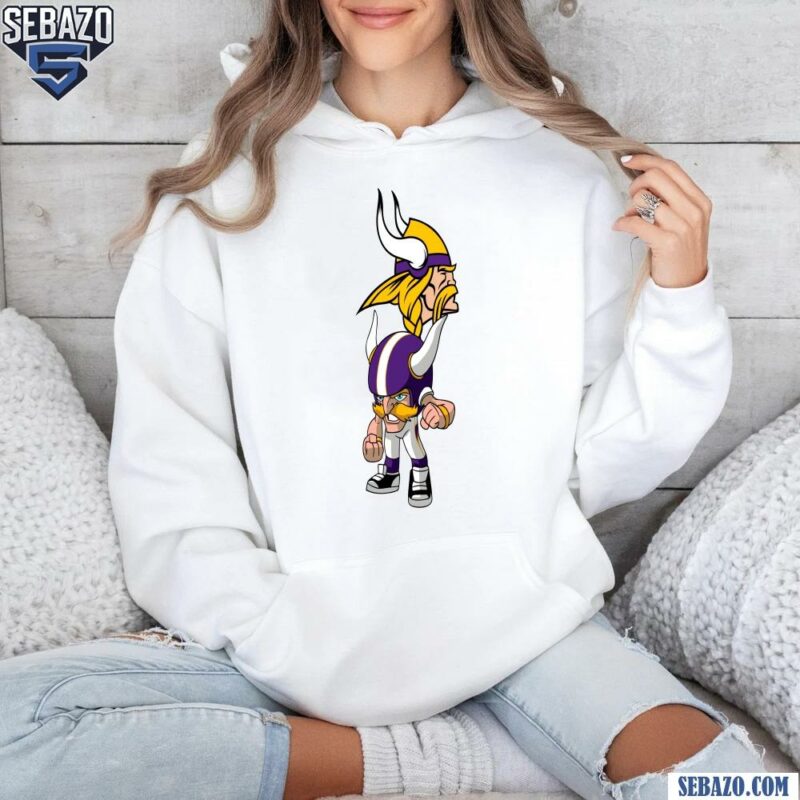 Nfl Rush Zone Minnesota Vikings Cartoon Character Shirt hoodie