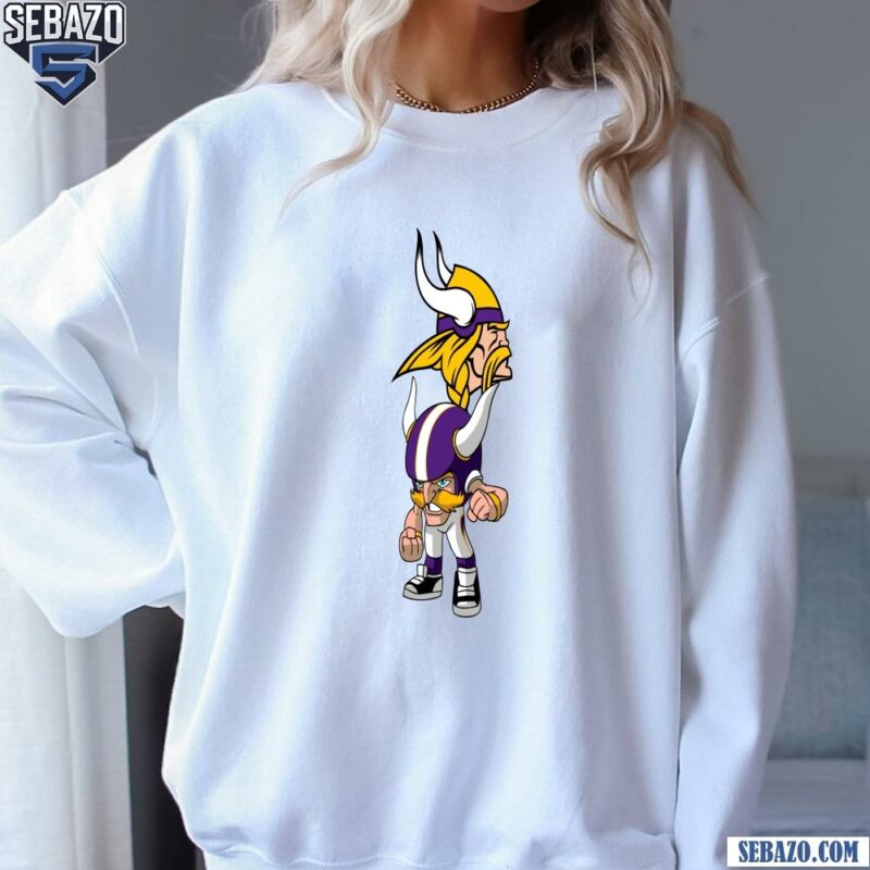 Nfl Rush Zone Minnesota Vikings Cartoon Character Shirt sweatshirt