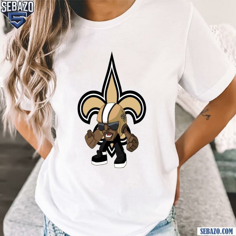 Nfl Rush Zone New Orleans Saints Cartoon Character Shirt t-shirt