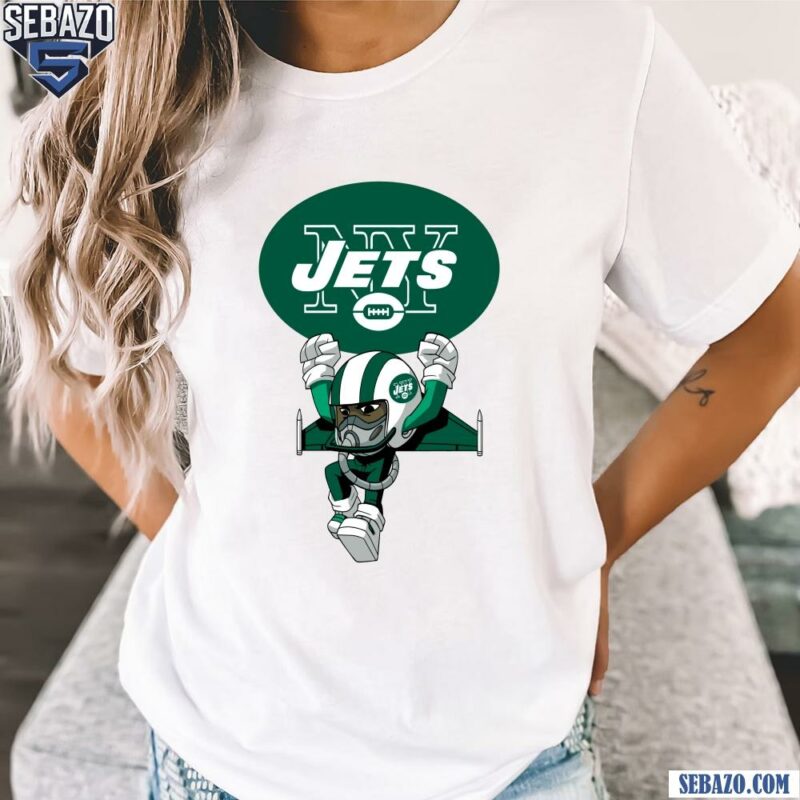 Nfl Rush Zone New York Jets Cartoon Character Shirt t-shirt