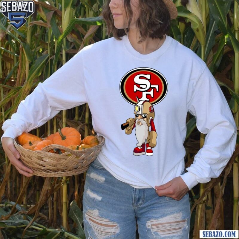 Nfl Rush Zone San Francisco 49Ers Cartoon Character Shirt long sleeved