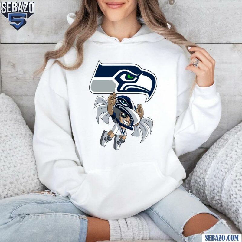 Nfl Rush Zone Seattle Seahawks Cartoon Character Shirt hoodie