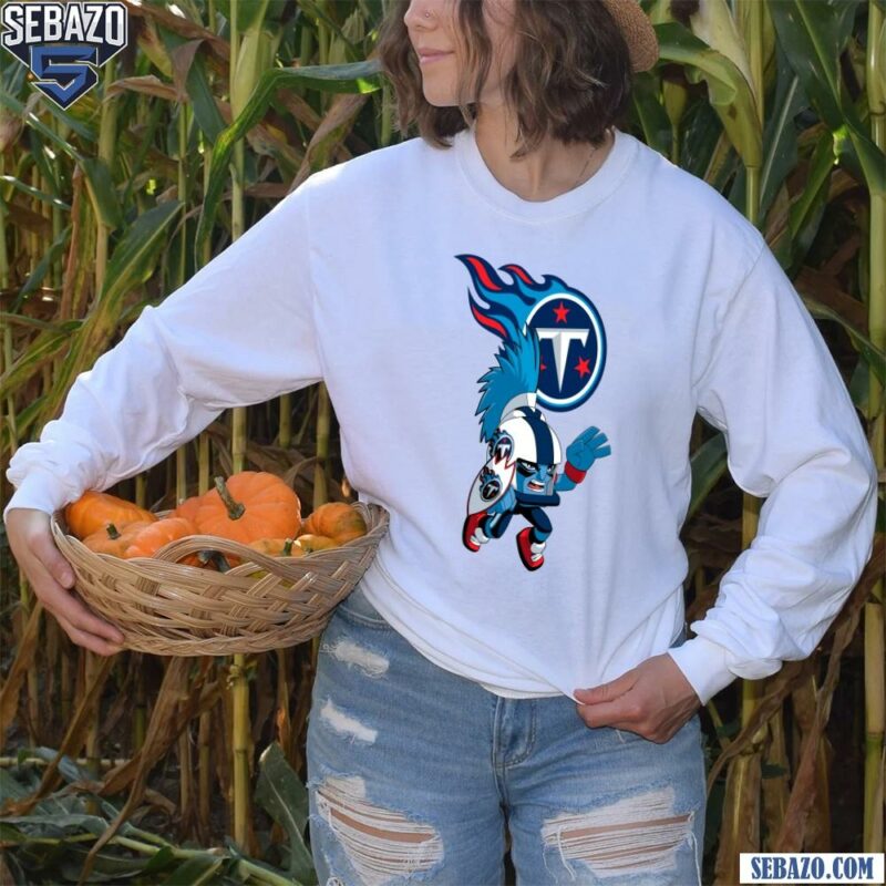 Nfl Rush Zone Tennessee Titans Cartoon Character Shirt long sleeved