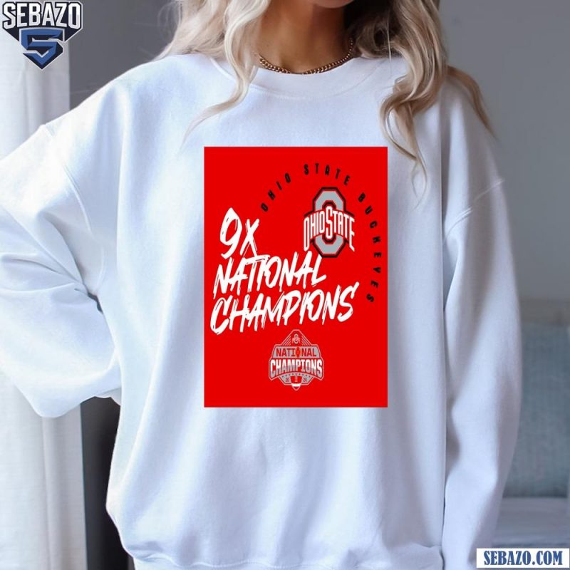 Ohio State Buckeyes Football 9x National Champions Logo Shirt sweatshirt
