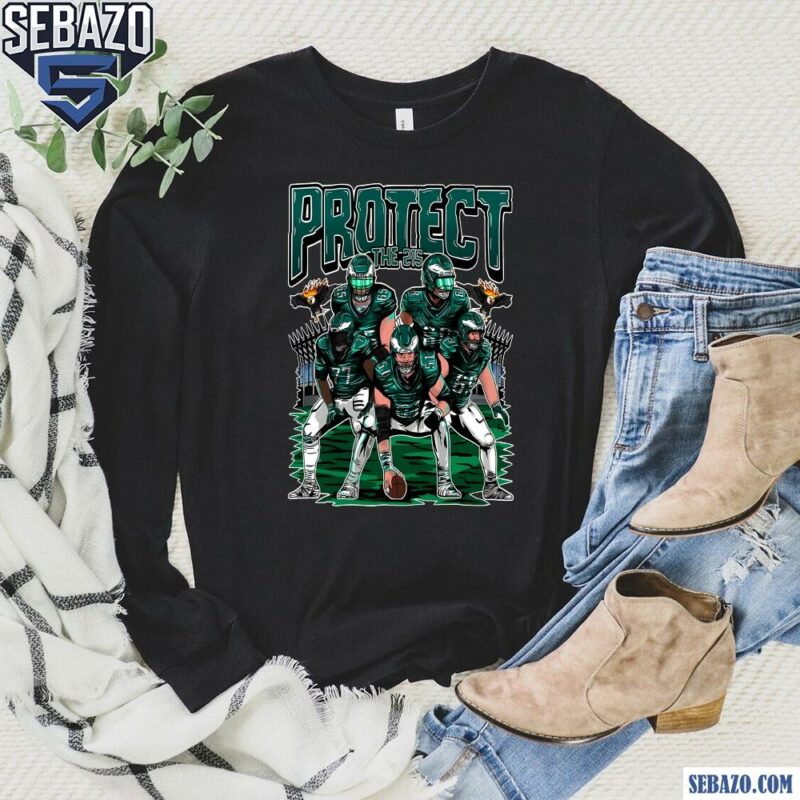 Protect The 215 Philadelphia Eagles Football Team Shirt long sleeved