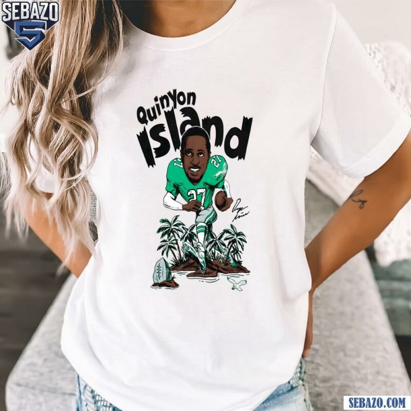 Quinyon Mitchell Philadelphia Eagles Caricature Player Shirt t-shirt