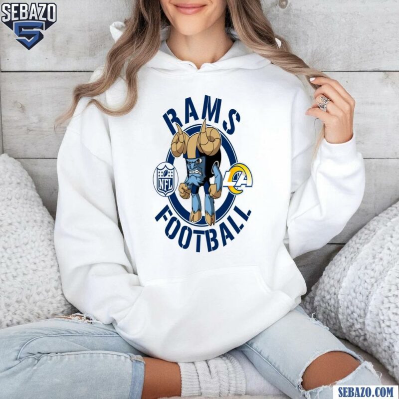 Rams Football Nfl Rush Zone Cartoon Character Shirt hoodie