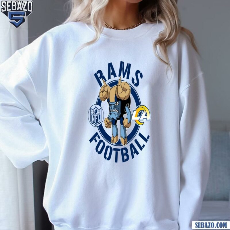 Rams Football Nfl Rush Zone Cartoon Character Shirt sweatshirt