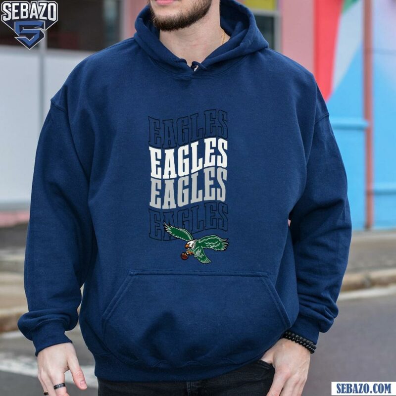 Retro Eagles Echo Philadelphia Football Logo Shirt hoodie