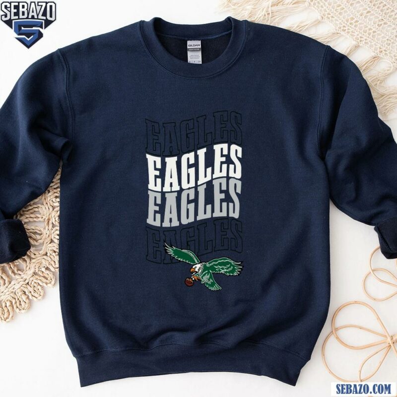 Retro Eagles Echo Philadelphia Football Logo Shirt sweatshirt