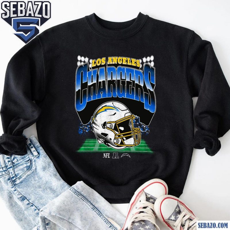 Retro Vintage Los Angeles Chargers Logo Helmet Shirt sweatshirt